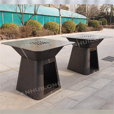 fancy outdoor durable longservice corten steel bbq grill