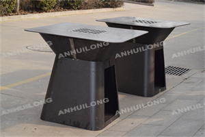 garden decoration outdoor corten steel bbq grill