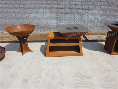 customized accept corten steel bbq grill