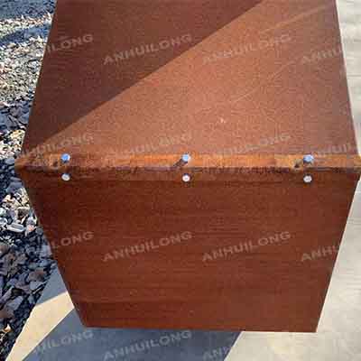 High Quality Corten Steel wood Rack for fire place