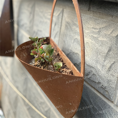 Environmentally Friendly Corten Steel Planter with No Maintenance Required