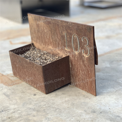 Durable and Rustic Corten Steel Planter for Industrial-inspired Landscaping