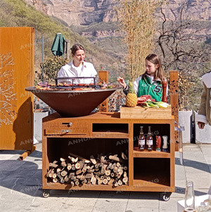 Sizzle in Style with Our Durable and Fashionable Corten Steel Grills – the Ultimate in Outdoor Cooking!