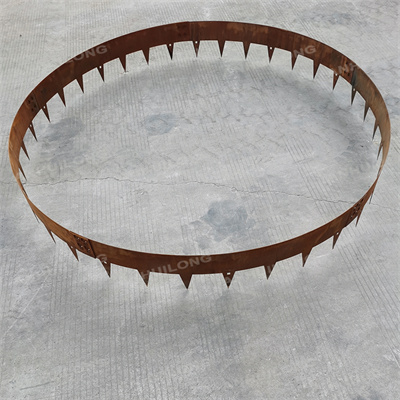 Hot selling nature style environmentally friendly garden Corten Steel edging park project wholesale curved steel building
