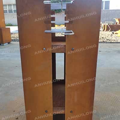 Corten Steel Wood burning Firepit Outdoor Fire Place