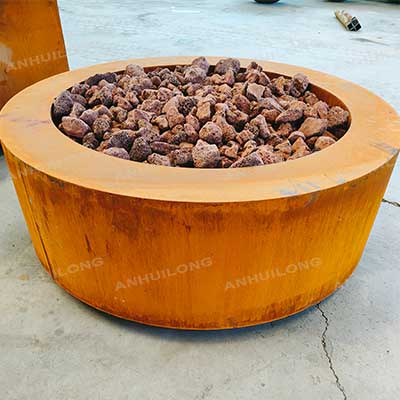 Impress Your Guests with a Unique Corten Steel Gas Fire Pit at Your Next Gathering