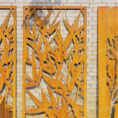 manufacture price corten steel screen panel