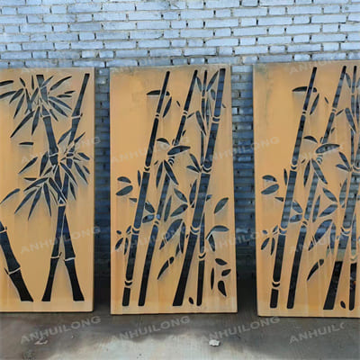 manufacture price corten steel screen panel