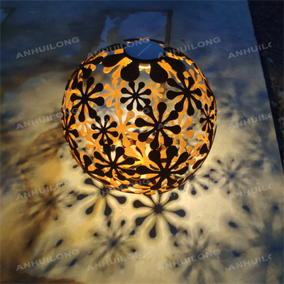 home  and garden outdoor fire sphere corten steel