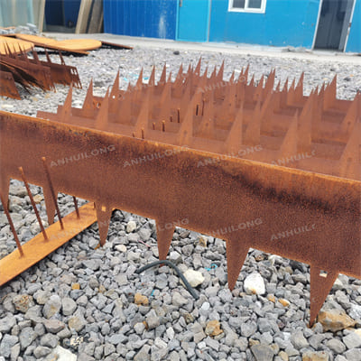 rusty steel outdoor corten steel edging For Backyard