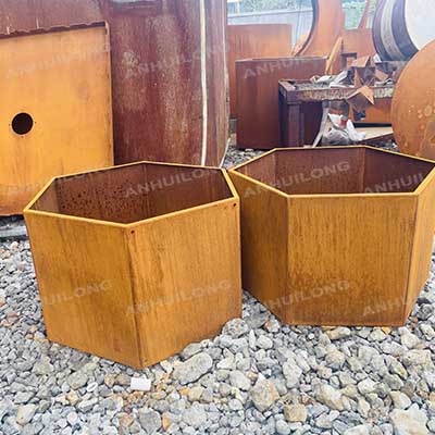 steel planters for outdoor use