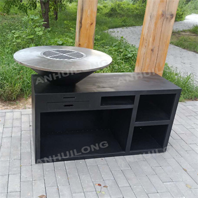 Attractive European Style Outdoor BBQ Grill Nature Style  BBQ grill stove At Patio
