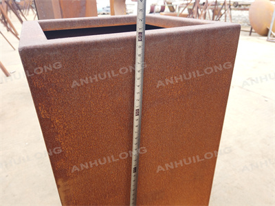 garden decoration planters corten steel outdoor