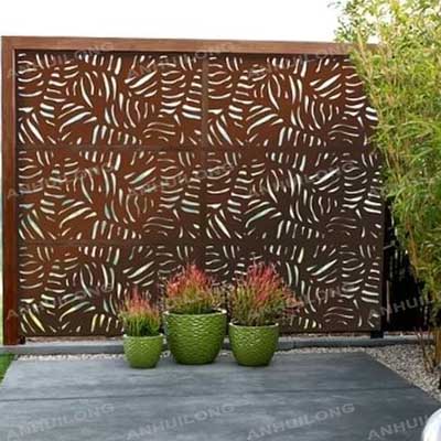 Partition Decorative Screen Panels For Garden Art After Pre-rusted Treatment