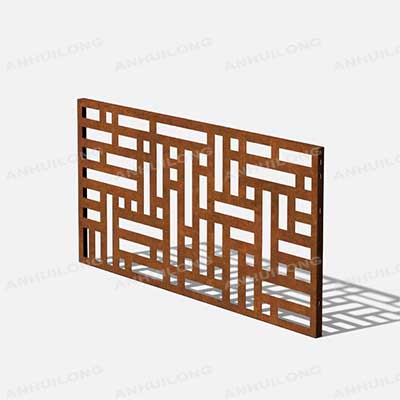 Outdoor Decorative Laser Cut Corten Steel Wall Panel/Garden Metal Screen