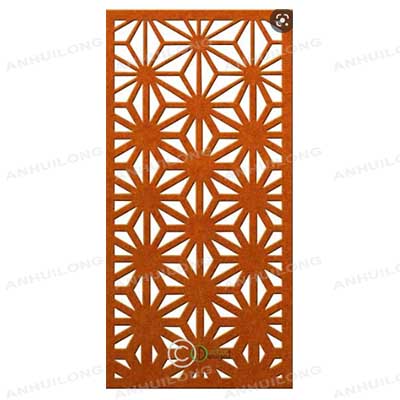 Outdoor Decorative Laser Cut Corten Steel Wall Panel/Garden Metal Screen