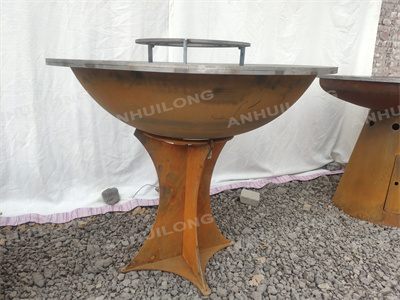 OUTDOOR CAMPING BBQ GRILL CORTEN STEEL