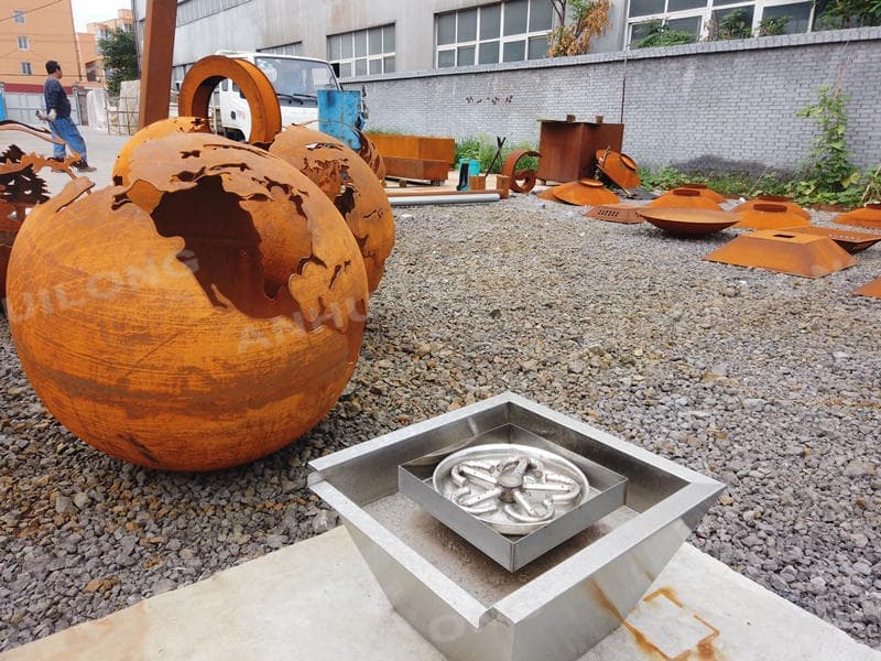 Corten Water Feature Ideas For Municipal Projects UAE