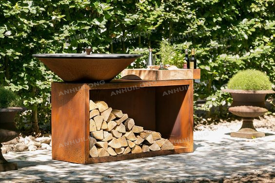 Impress Your Guests with Our Stylish and Sturdy Corten Steel BBQ Grills
