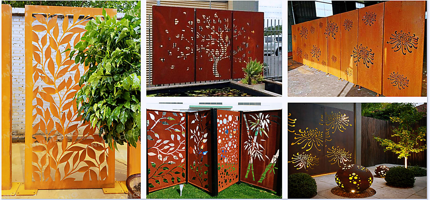 Industrial Landscape Corten Screen Panels Supplier & Manufacturer