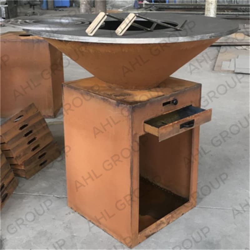 Bbq Stove Corten Steel For sale With Grill Ring Dealer