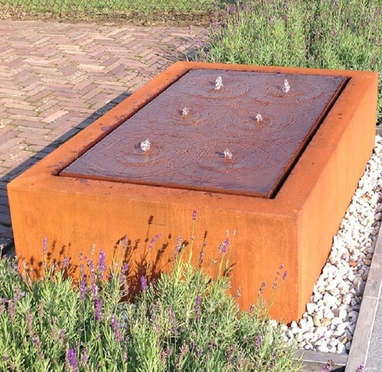 Industrial Style Corten Water Feature Ideas Factory