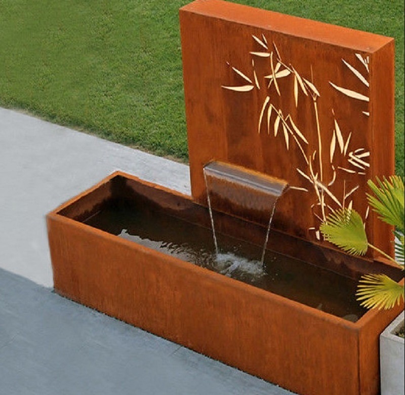 Customized Corten Water Feature Design Mexico
