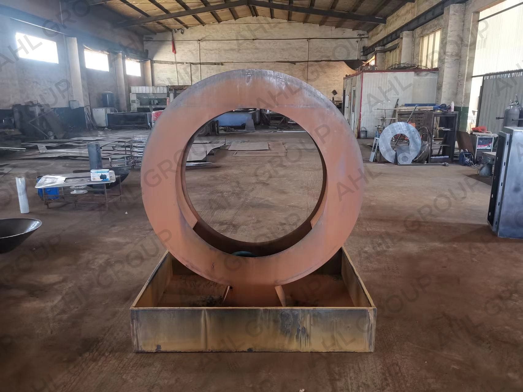 No Paint Corten Water Feature Services