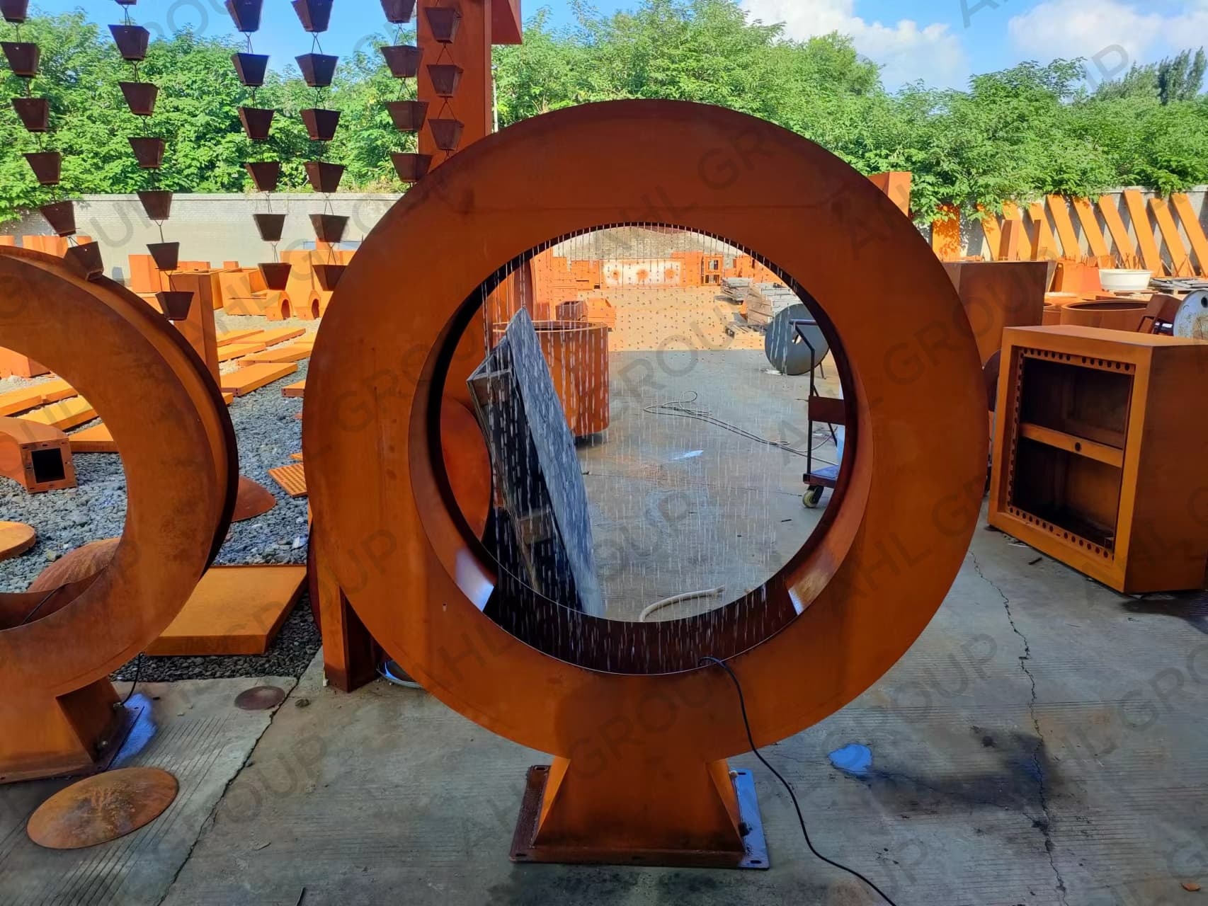 Industrial Landscape Outdoor Water Fountain Household Retail