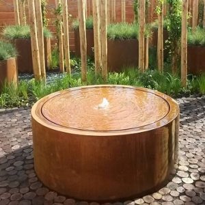 Maintenance-Free Backyard Corten Water Fountain Supplier