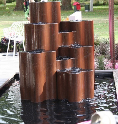 Eye-Catching Small Corten Water Fountain Ideas Germany