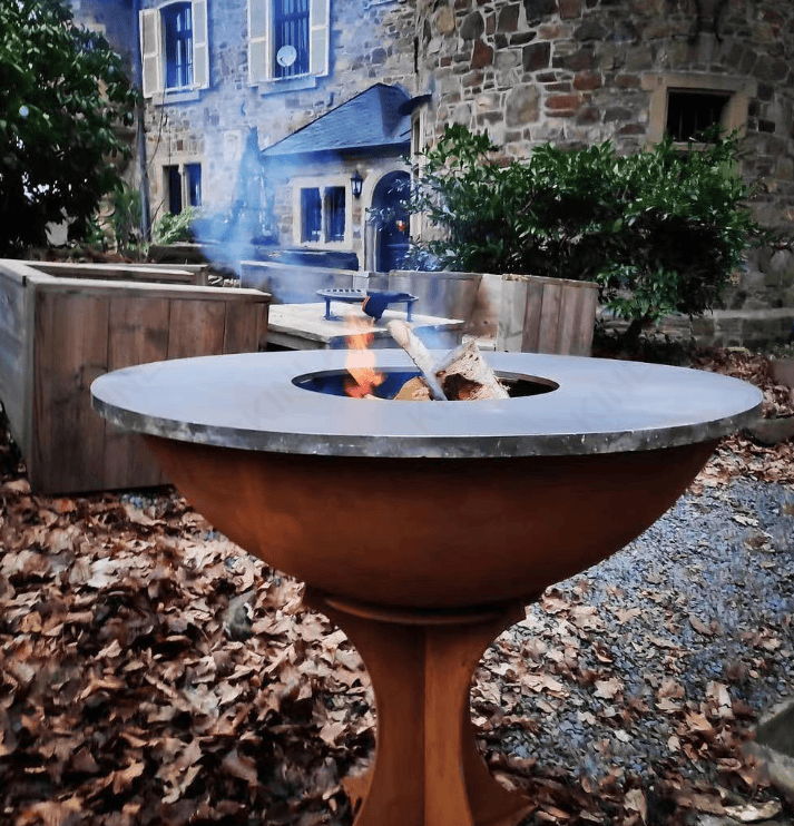 Wholesale Price Corten Steel BBQ Fire Pit Traders