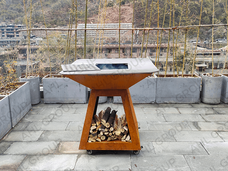 Nordic Style Corten BBQ Grills Supplier