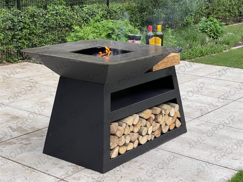 Log Burning Charcoal BBQ Grill Barbecue Agencies
