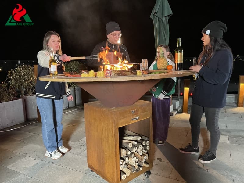 Black Disposable Fire Pit Manufacturer