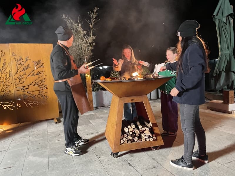 Heater Corten Barbecue StoveTraders